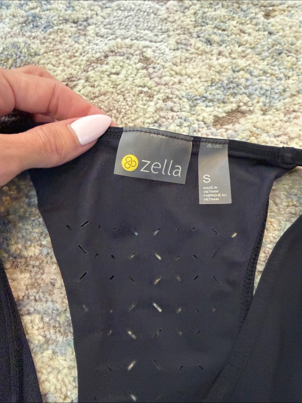 Zella Black Racerback Performance Tank - Picture 2 of 6